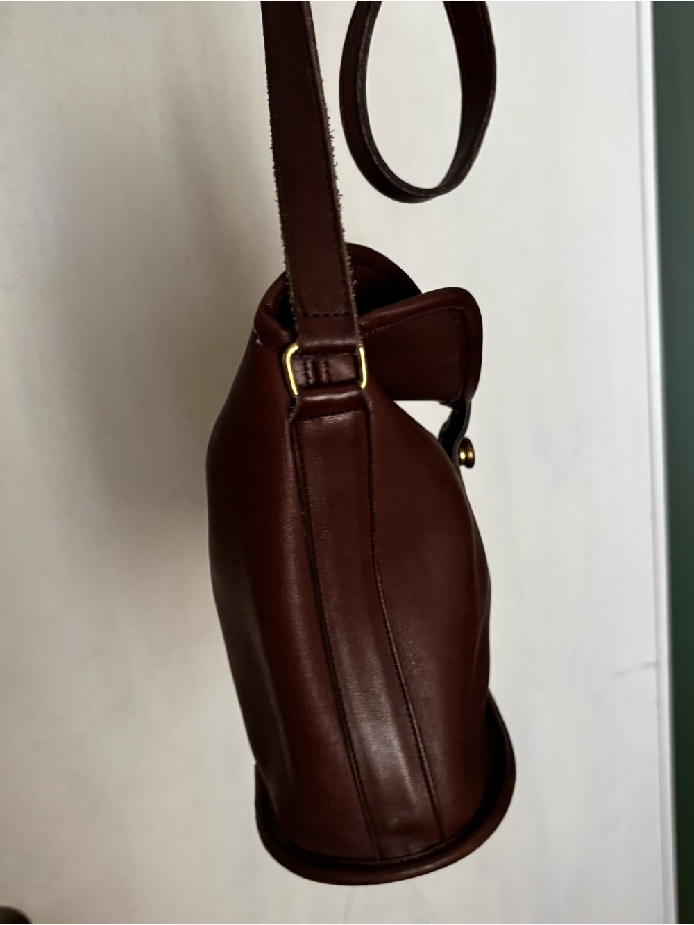 Vintage Brown Coach Binocular Bag - Picture 3 of 5